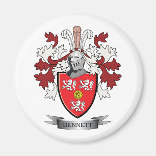 Bennett Family Crest Coat. Magneet