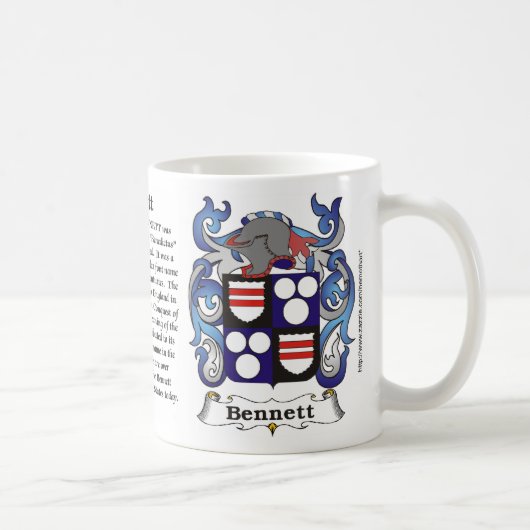 Bennett Family Crest Mok (Rechts)