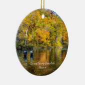Bennett Spring Autumn Vist Circle Ornament (Rechts)