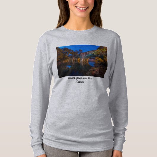 Bennett Spring Bridge Twilight Long-Hoeve Shirt (Voorkant)