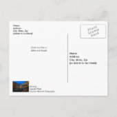 Bennett Spring Bridge Twilight Thing U Carte posta (Dos)