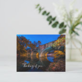 Bennett Spring Bridge Twilight Thing U Carte posta (Debout devant)