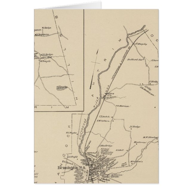 Bennington, Hillsborough Co. (Voorkant)