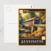 Bennington, Vermont |  BRIEFKAART (Voorkant / Achterkant)
