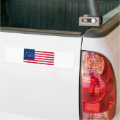 Bennington vlag van de Amerikaanse revolutie Bumpersticker (Op Truck)