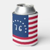 Bennington's Banner: De 76 Amerikaanse Battle Flag Blikjeskoeler (Blikje Voorkant)