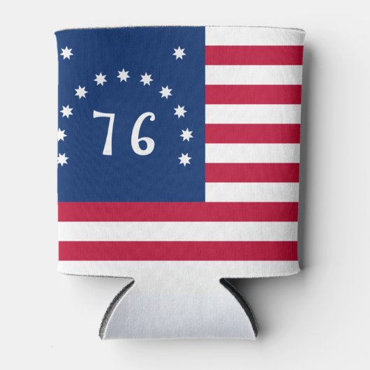 Bennington's Banner: De 76 Amerikaanse Battle Flag Blikjeskoeler (Voorkant)