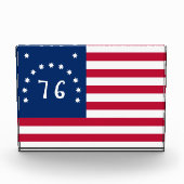 Bennington's Banner: De 76 Amerikaanse Battle Flag Fotoblokken (Voorkant)