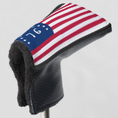 Bennington's Banner: De 76 Amerikaanse Battle Flag Golfheadcover (3/4 voorkant)