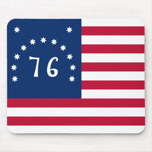 Bennington's Banner: De 76 Amerikaanse Battle Flag Muismat (Voorkant)