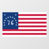 Bennington's Banner: De 76 Amerikaanse Battle Flag Raamsticker (Vel)