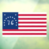 Bennington's Banner: De 76 Amerikaanse Battle Flag Raamsticker (Vel 3)