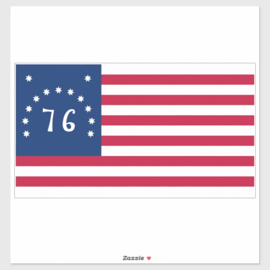 Bennington's Banner: De 76 Amerikaanse Battle Flag Sticker (Vel)