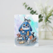 Benny Blue - Carte postale de cuisine (Debout devant)