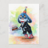 Benny Blue - Carte postale de gâteau d'anniversair (Devant)