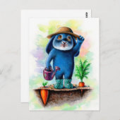 Benny Blue - Carte postale de jardinage (Devant / Derrière)