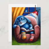 Benny Blue - Carte postale de lecture (Devant / Derrière)