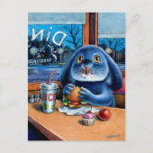 Benny Blue - Carte postale de restaurant (Devant)