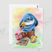 Benny Blue - Carte postale de souvenirs (Devant / Derrière)