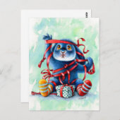 Benny Blue - Carte postale emmêlée (Devant / Derrière)