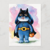 Benny Blue - Carte postale Halloween Batbunny (Devant)