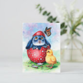 Benny Blue - Carte postale Oeuf de Pâques (Debout devant)