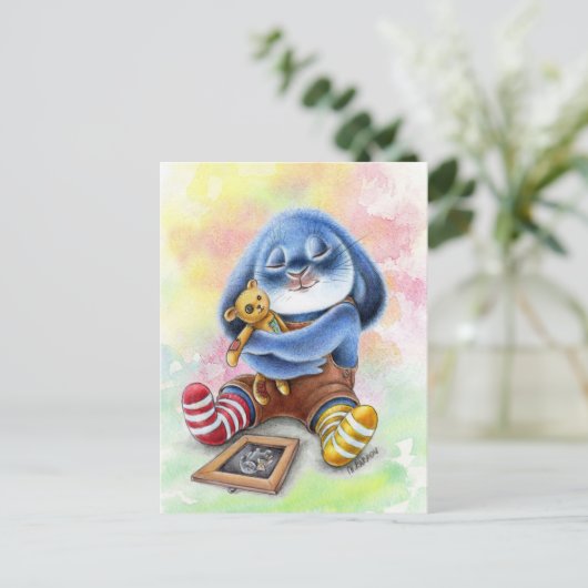 Benny Blue - Carte postale Souvenirs (Debout devant)