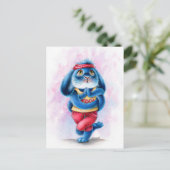 Benny Blue - Carte postale Yogi (Debout devant)