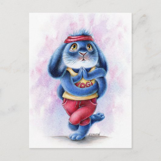 Benny Blue - Carte postale Yogi (Devant)