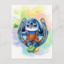 Benny Blue - Lucky Hoefijzer Briefkaart