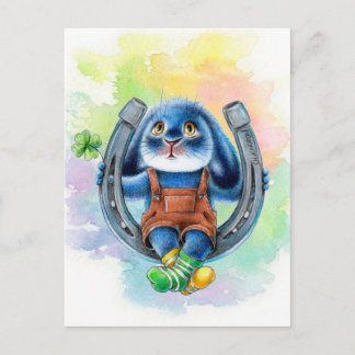 Benny Blue - Lucky Hoefijzer Briefkaart