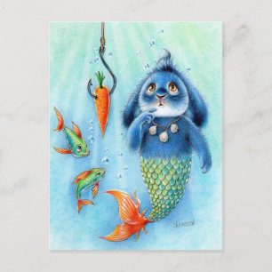 Benny Blue - Merbunny Briefkaart