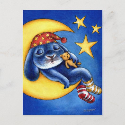 Benny Blue - Moon and Stars Briefkaart (Voorkant)
