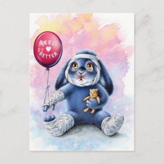 Benny Blue - Voel Better Briefkaart (Voorkant)