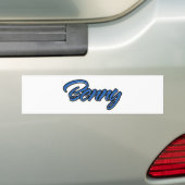 Benny Name blue Aufkleber Sticker Autoaufkleber (Op auto)