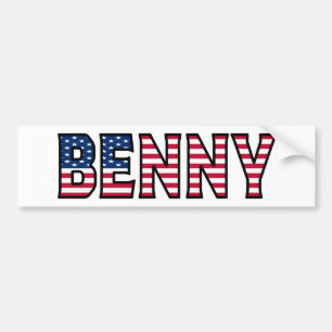 Benny Nom Vorname USA Aufkleber Sticker Auto