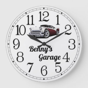 Benny's Classic Car Garage Grande Horloge