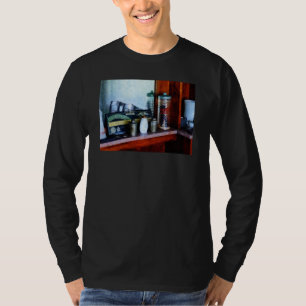 Benodigdheden voor herenkapper t-shirt