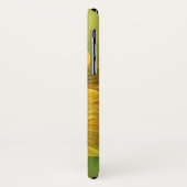 Benoemd iris floral yellow art iphone case (Achterkant/links)