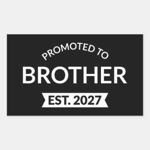 Benoemd tot broer Est 2027 Big Brother II Rechthoekige Sticker