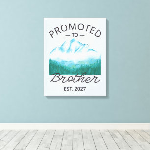 Benoemd tot broer Est 2027 Big Brother VI Canvas Afdruk