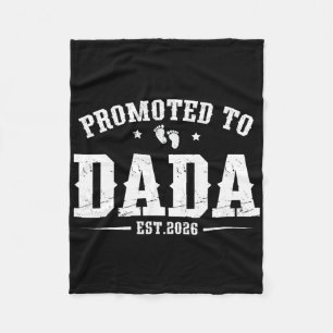 Benoemd tot Dada Geschat 2026 Vader 2026 Papa Gesc Fleece Deken