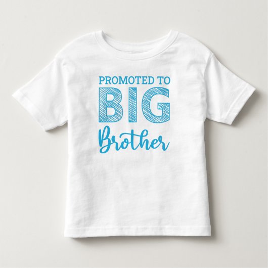 Benoemd tot grote broer kinder shirts (Voorkant)