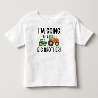 Benoemd tot grote broer Tractor, Boerderij Cute  Kinder Shirts