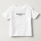 Benoemd tot grote broer zwangerschapsaankondiging kinder shirts (Voorkant)