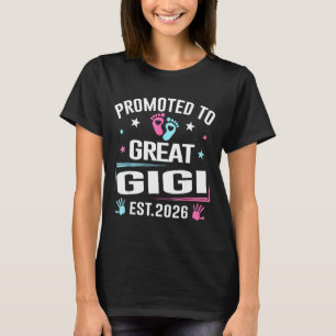 Benoemd tot Grote Gigi Geschat 2026 Zwangerschapsa T-shirt