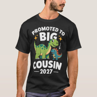 Benoemd tot grote neef of nicht Est 2027 Dinosaur T-shirt