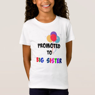Benoemd tot grote zus, feestballonnen t-shirt