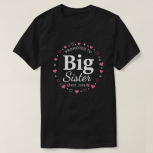 Benoemd tot grote zus Schattig 2026 Baby T-shirt