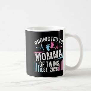 Benoemd tot mama van tweeling Est 2026 Baby Shower Koffiemok